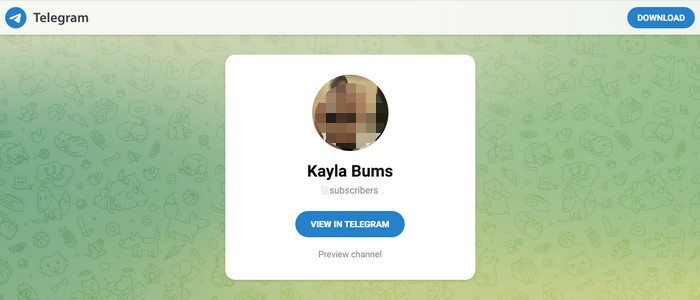 OnlyFans-Inhalte kostenlos über Telegram